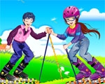 Grass Skiing Lovers