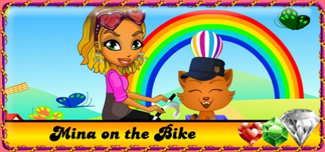 Mina on the Bike
