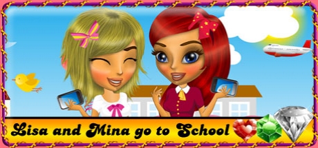 Lisa and Mina Go to School
