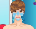 Justin Bieber's Facial