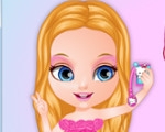 Baby Barbie Selfie Card