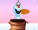 Olaf Catching Nuts 