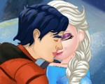 Elsa and Ken Kissing