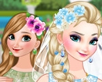 Bride Elsa and Bridesmaid Anna 