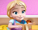 Anna Playing with Baby Elsa 
