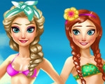 Elsa and Anna Summer Break 