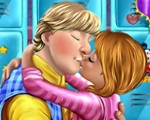 Anna and Kristoff Sweet Kissing 