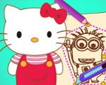 Hello Kitty Face Painting