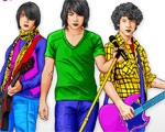  Coloring Jonas Brothers