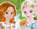 Frozen Sisters BBQ Party